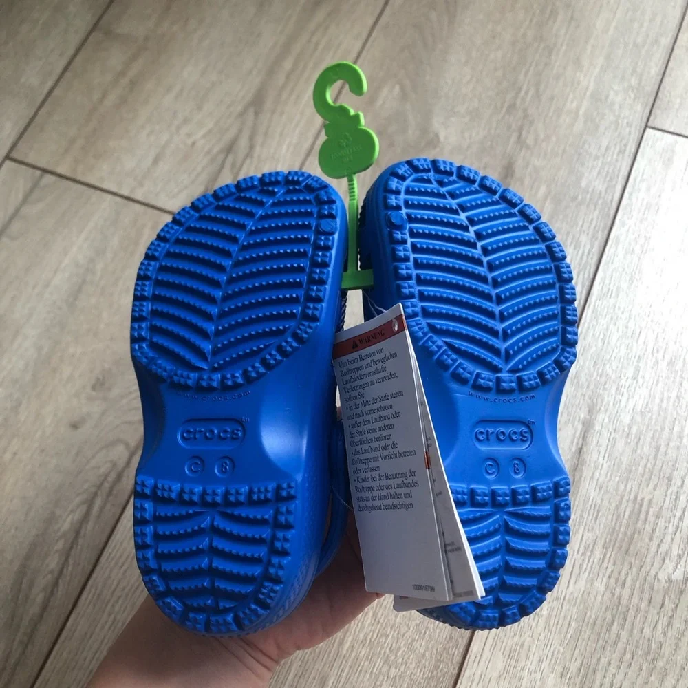 Size C8 Toddler Classic Clog - Blue Bolt